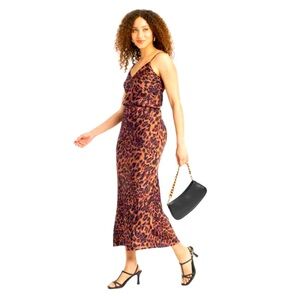 A New Day Leopard Print Maxi Skirt